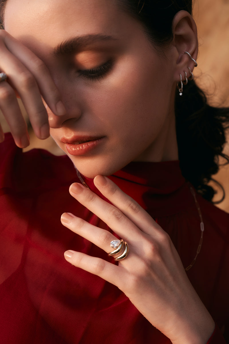 Wave Dome Ring - PRMAL