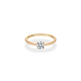 Alta Solitaire Plain Ring - PRMAL
