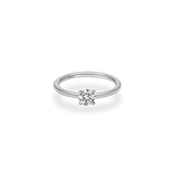 Alta Solitaire Plain Ring - PRMAL