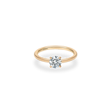 Alta Solitaire Plain Ring - PRMAL