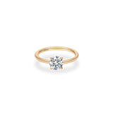 Alta Solitaire Plain Ring - PRMAL