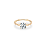 Alta Solitaire Plain Ring - PRMAL