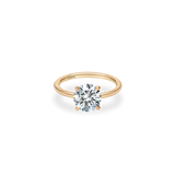 Alta Solitaire Plain Ring - PRMAL