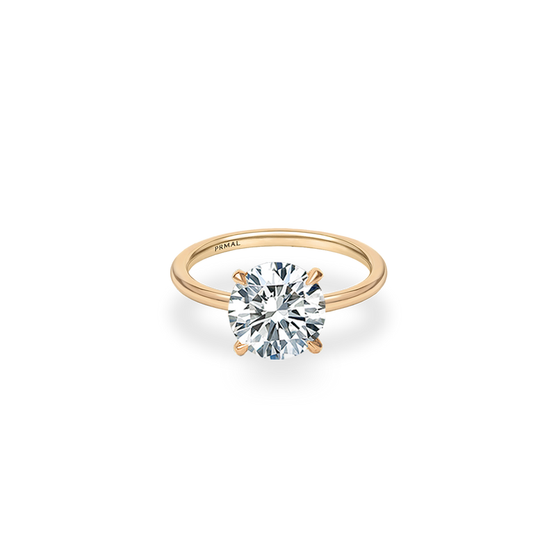 Alta Solitaire Plain Ring - PRMAL