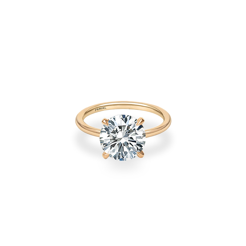 Alta Solitaire Plain Ring - PRMAL