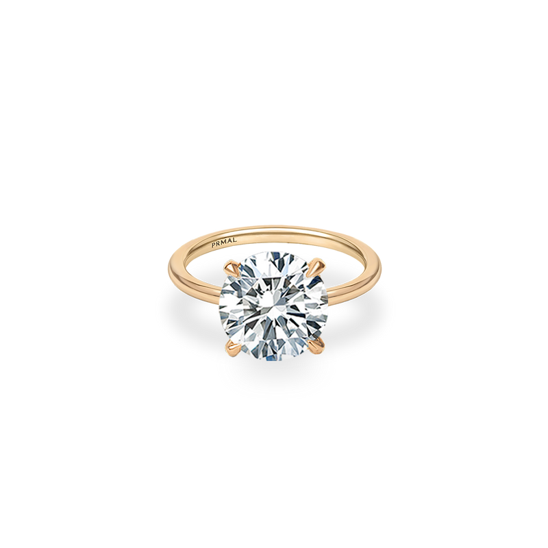 Alta Solitaire Plain Ring - PRMAL