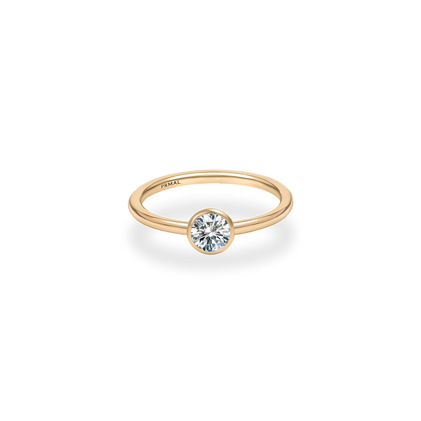 Leira Bezel Plain Ring - PRMAL