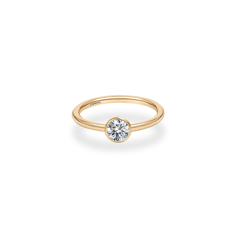 Leira Bezel Plain Ring - PRMAL