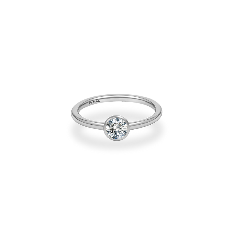 Leira Bezel Plain Ring - PRMAL