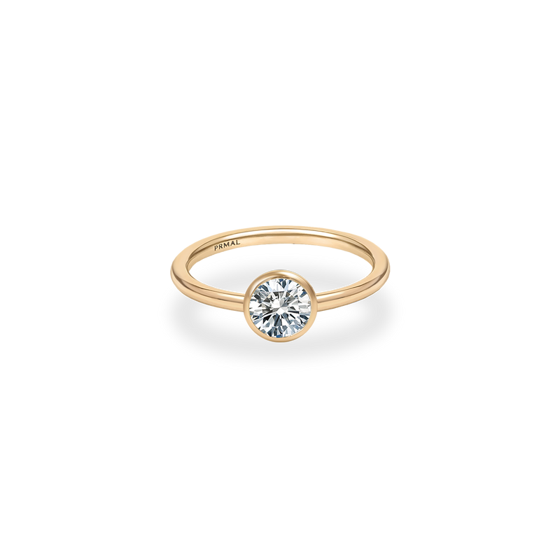 Leira Bezel Plain Ring - PRMAL
