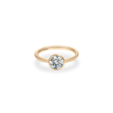 0.72ct Leira Bezel Plain Ring [D/VVS2/IDEAL] - PRMAL
