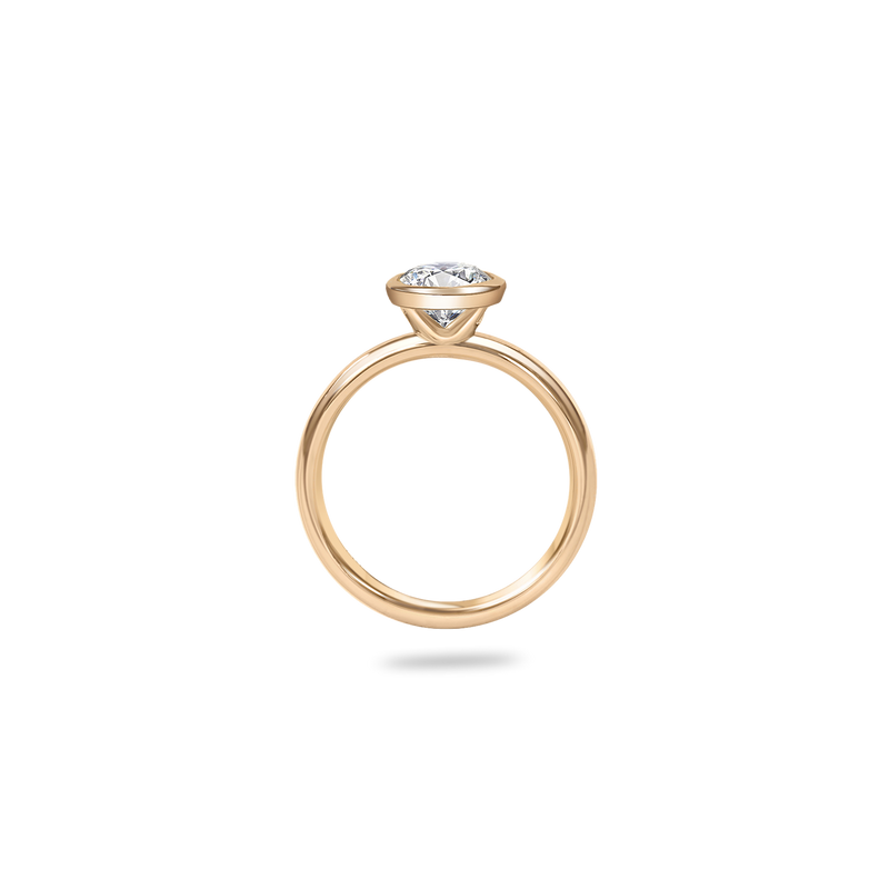 Leira Bezel Plain Ring - PRMAL