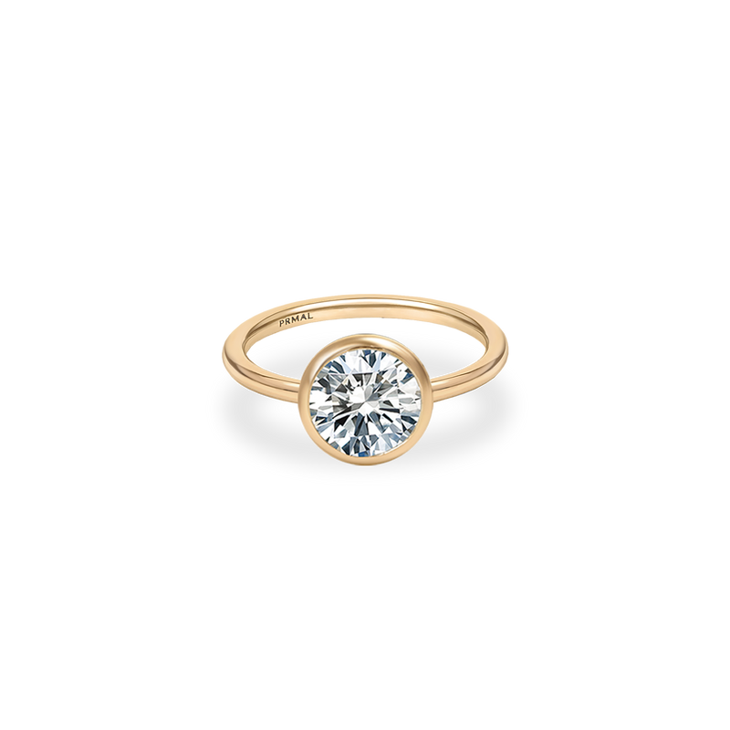 Leira Bezel Plain Ring - PRMAL
