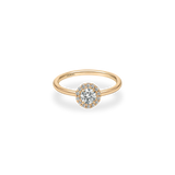Flora Halo Plain Ring - PRMAL