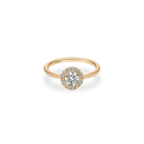 Flora Halo Plain Ring - PRMAL