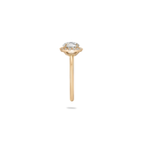 Flora Halo Plain Ring - PRMAL