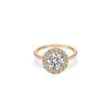 Flora Halo Plain Ring - PRMAL