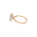 Alta Solitaire Plain Ring [Oval] - PRMAL