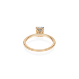 Alta Solitaire Plain Ring [Radiant] - PRMAL