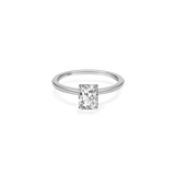 Alta Solitaire Plain Ring [Radiant] - PRMAL