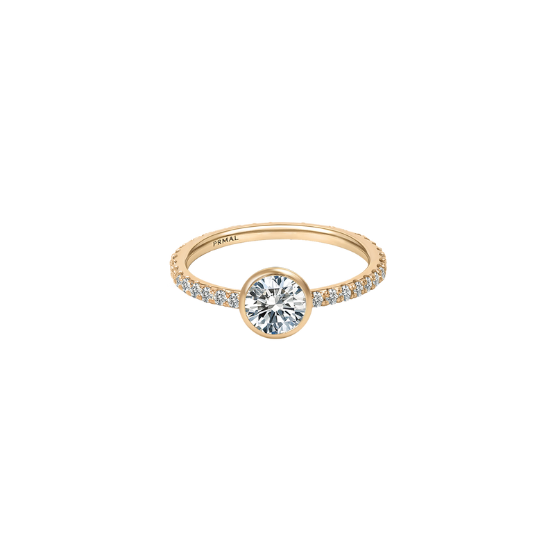 Saura Bezel Pave Ring - PRMAL