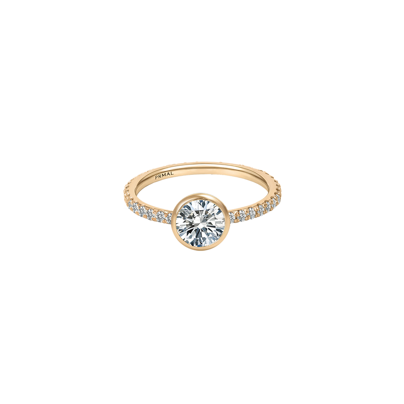 Saura Bezel Pave Ring - PRMAL