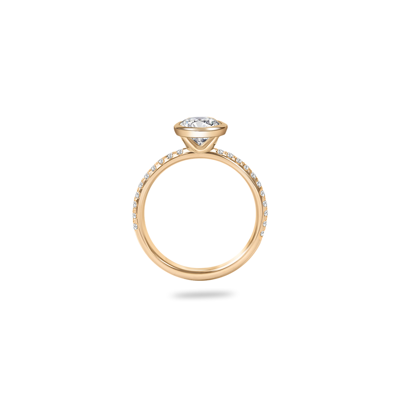 Saura Bezel Pave Ring - PRMAL
