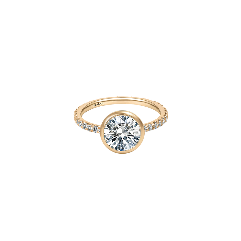 Saura Bezel Pave Ring - PRMAL