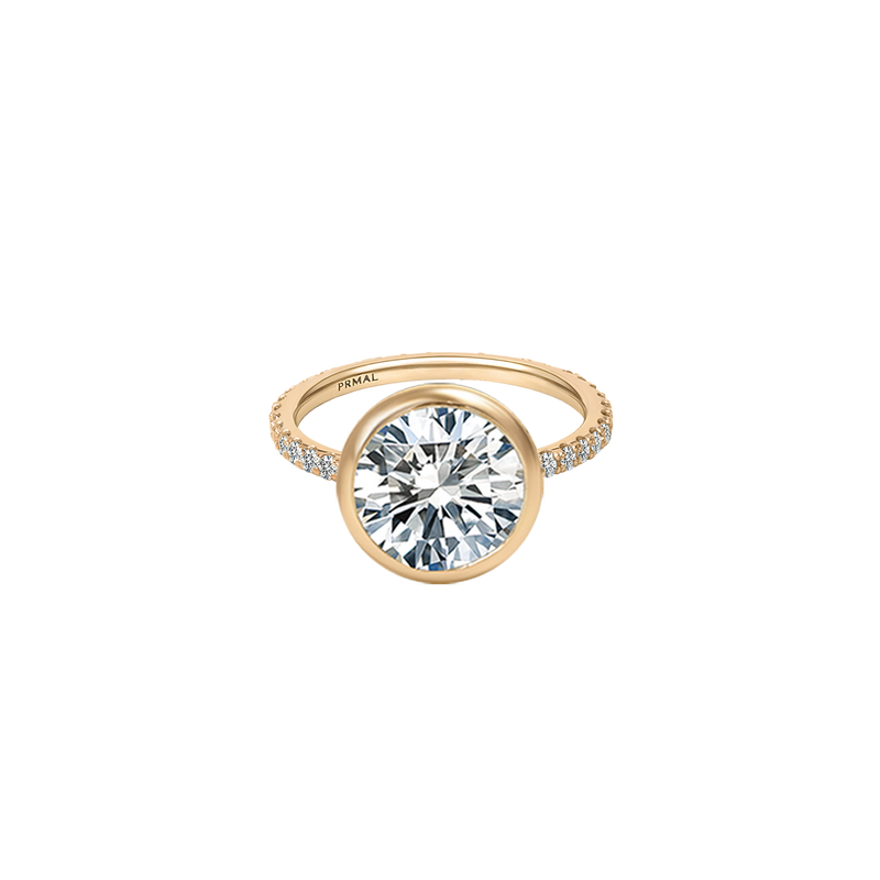 Saura Bezel Pave Ring - PRMAL