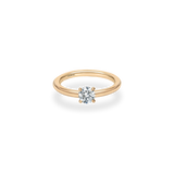 Marin Solitaire Bold Plain Ring - PRMAL