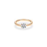 Marin Solitaire Bold Plain Ring - PRMAL