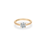 Marin Solitaire Bold Plain Ring - PRMAL