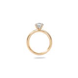 Marin Solitaire Bold Plain Ring - PRMAL
