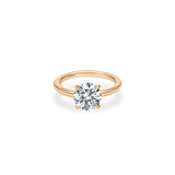 Marin Solitaire Bold Plain Ring - PRMAL