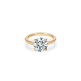 Marin Solitaire Bold Plain Ring - PRMAL