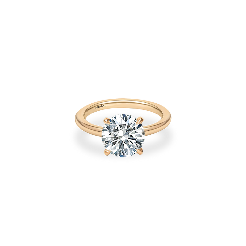 Marin Solitaire Bold Plain Ring - PRMAL