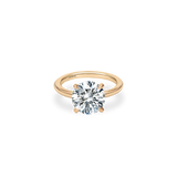 Marin Solitaire Bold Plain Ring - PRMAL