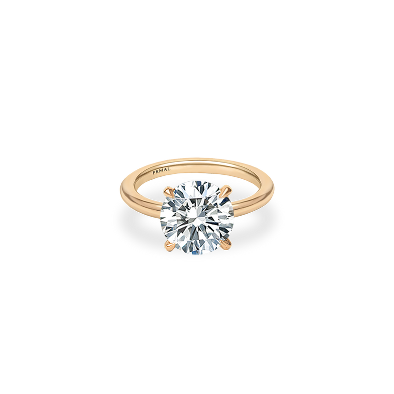 Marin Solitaire Bold Plain Ring - PRMAL