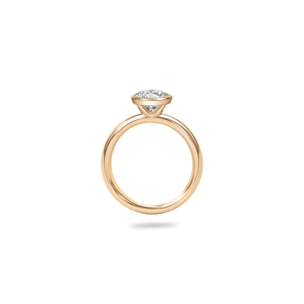 Ceira Bezel Bold Plain Ring - PRMAL