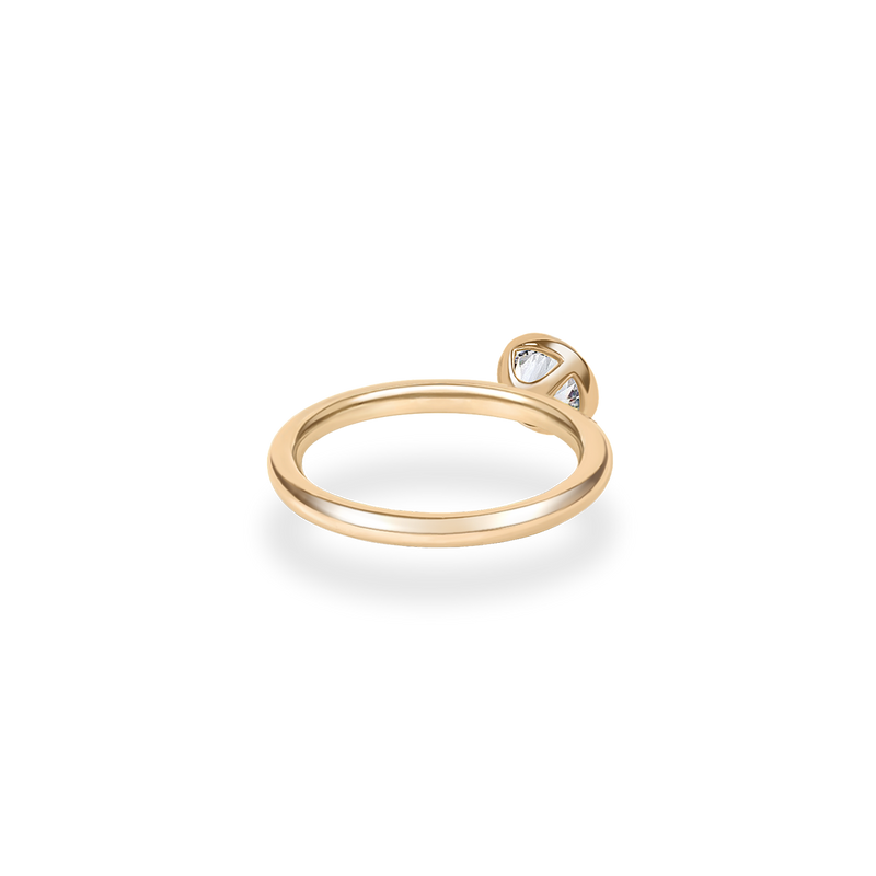 Ceira Bezel Bold Plain Ring - PRMAL