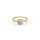 Ceira Bezel Bold Plain Ring - PRMAL