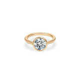 Ceira Bezel Bold Plain Ring - PRMAL
