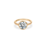 Ceira Bezel Bold Plain Ring - PRMAL