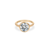 Ceira Bezel Bold Plain Ring - PRMAL