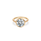 Ceira Bezel Bold Plain Ring - PRMAL