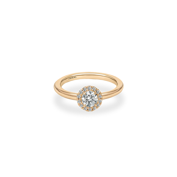 Faria Halo Bold Plain Ring - PRMAL