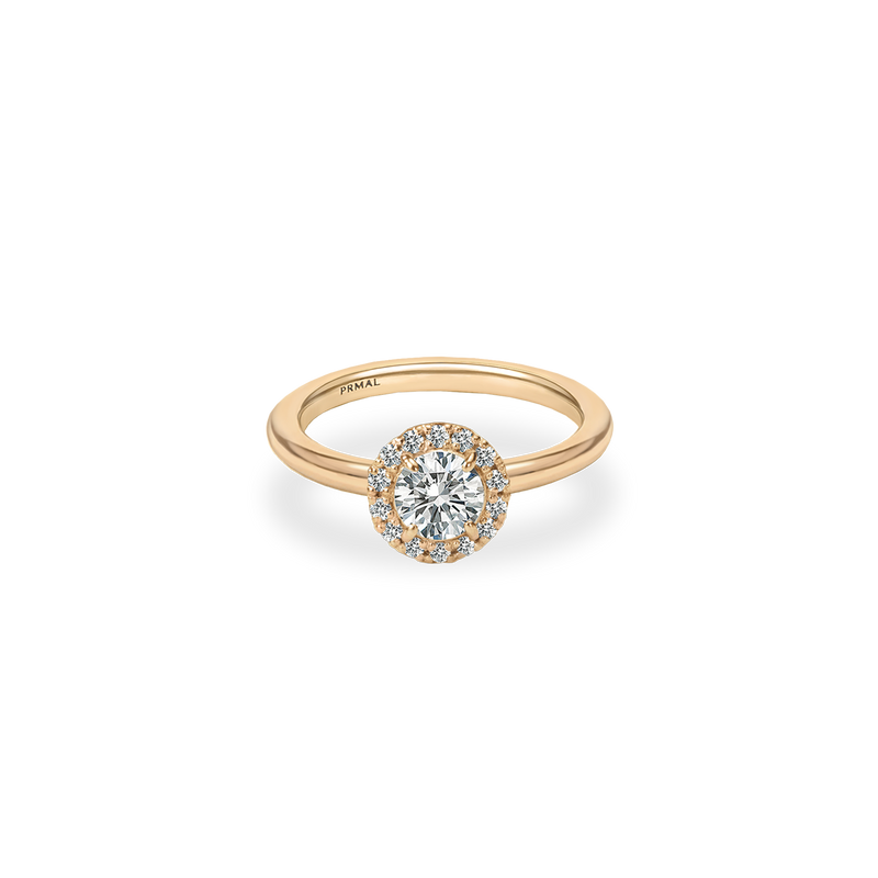 Faria Halo Bold Plain Ring - PRMAL