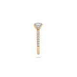 Faro Solitaire Bold Pave Ring - PRMAL