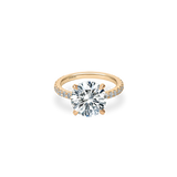 Faro Solitaire Bold Pave Ring - PRMAL