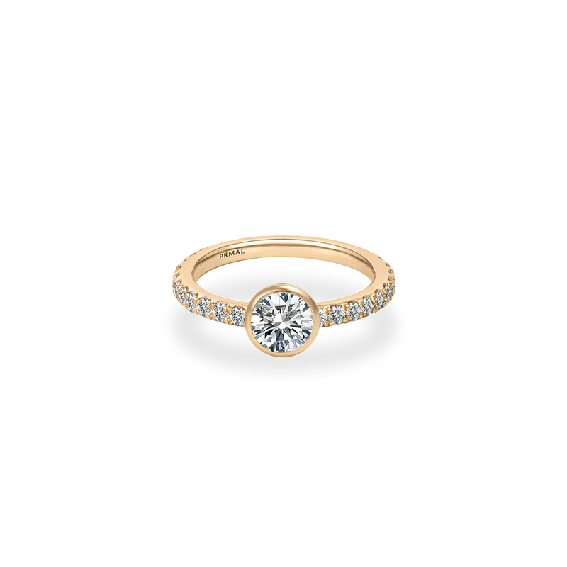 Noia Bezel Bold Pave Ring - PRMAL